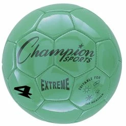 Champion Sports Extreme Series Size 4 Soccer Ball, Green