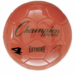 Champion Sports Extreme Series Size 4 Soccer Ball, Orange