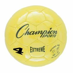 Champion Sports Extreme Series Size 4 Soccer Ball, Yellow