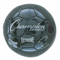 Champion Sports Extreme Series Size 5 Soccer Ball, Black
