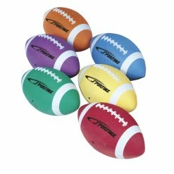 Sportime Gradeball Junior Rubber Footballs, Size 6, Assorted Colors, Set Of 6