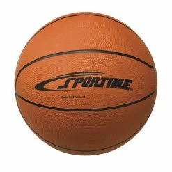 Sportime Gradeball Rubber Basketball, 27 Inches, Junior Size 5, Tan