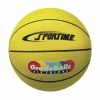 Sportime Gradeball Rubber Basketball, 27 Inches, Junior Size 5, Yellow