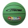 Sportime Gradeball Mini Basketball, 11 Inches, Green, Rubber