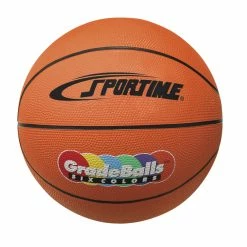 Sportime Gradeball Mini Basketball, 11 Inches, Rubber
