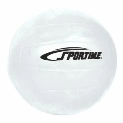 Sportime Regular Rubber Volleyball, Size 5, White