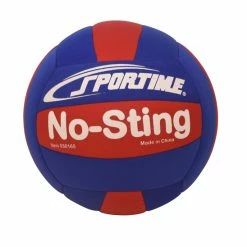 Sportime No-Sting Volleyball, 8 Ounces, Red/Blue
