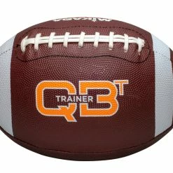 Mikasa Quarterback Football Trainer, Oversized, Brown