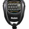 Robic SC-429 Water Resistant All Purpose Stopwatch, Black