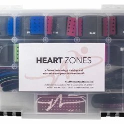 Heart Zones Plastic Storage Case, Clear