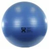 CanDo Inflatable Exercise Ball, Extra Thick ABS, 34 Inches, Blue