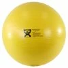 CanDo Inflatable Exercise Ball, Extra Thick ABS, 18 Inches, Yellow