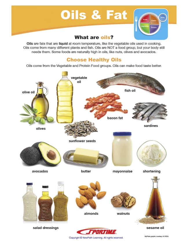 Sportime Oils & Fat Visual Learning Guide, 4 Pages, Grades 1 To 4 - Image 5