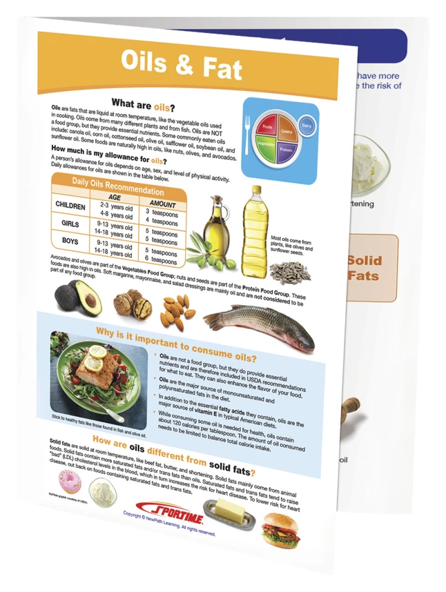 Sportime Oils & Fat Visual Learning Guide, 4 Pages, Grades 5 To 9 - Image 4