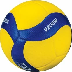 Mikasa 2020 FIVB Olympic Games Official Volleyball, Yellow And Blue