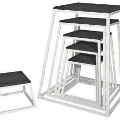 Legend Sports Legend Fitness Advanced Plyo Box Set, Assorted Sizes, Silver, Set Of 6