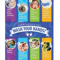 Visualz When To Wash Your Hands Poster, 11 X 17 Inches