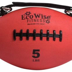 EcoWise Slim Weight Ball, 5 Pounds, Pomegranate