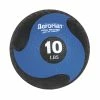 Aeromat Deluxe Medicine Ball, 10 Pounds, Black And Blue