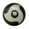 Aeromat Deluxe Medicine Ball, 15 Pounds, Black And Gray