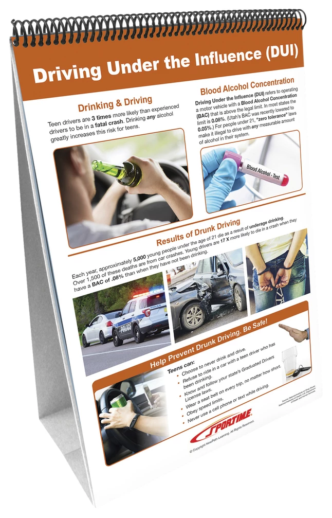 Sportime Alcohol Abuse And Addiction Flip Chart Set, Grades 5 To 12 - Image 3