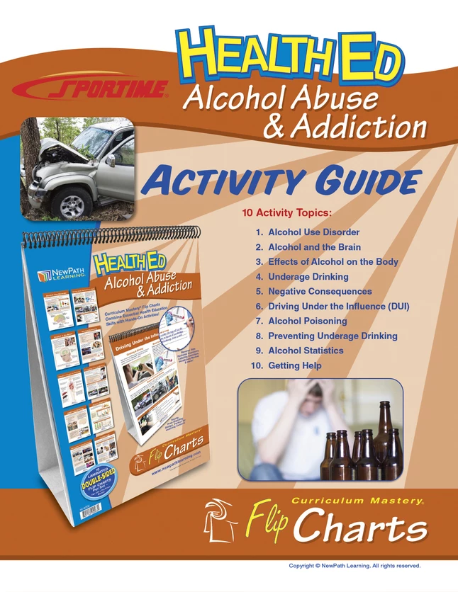 Sportime Alcohol Abuse And Addiction Flip Chart Set, Grades 5 To 12 - Image 4