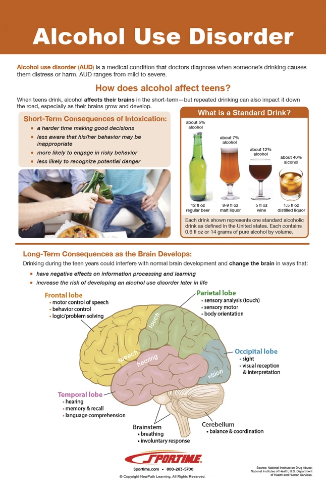 Sportime Alcohol Abuse And Addiction Bulletin Board Charts, Set Of 7, Grades 5 To 12 - Image 2
