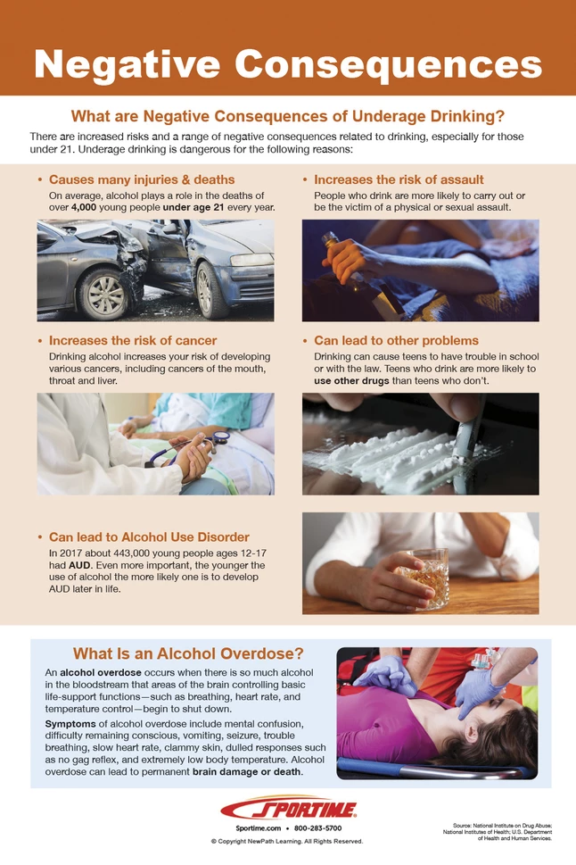 Sportime Alcohol Abuse And Addiction Bulletin Board Charts, Set Of 7, Grades 5 To 12 - Image 5