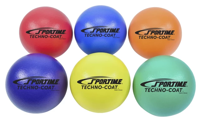 Sportime Techno-Coat Foam Medium Bounce Balls, 2-3/4 Inches, Set Of 6 - Image 4