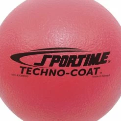 Sportime Techno-Coat Foam Medium Bounce Balls, 7 Inches, Set Of 6