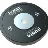 Power Systems Training Plate, 45 Pounds, Black