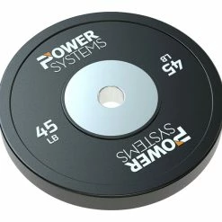Power Systems Training Plate, 45 Pounds, Black
