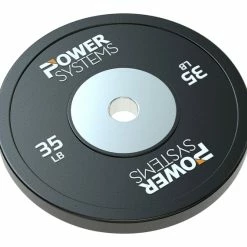 Power Systems Training Plate, 35 Pounds, Black