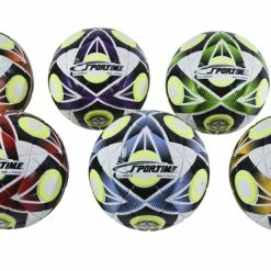 Sportime CPT Soccer Balls, Size 5, Set Of 6