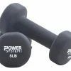 Power Systems Premium Neoprene Dumbbells, 5 Pounds, Black