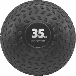Champion Sports Rhino Fitness Slam Ball, 35 Pounds, 11 Inch Diameter, Black