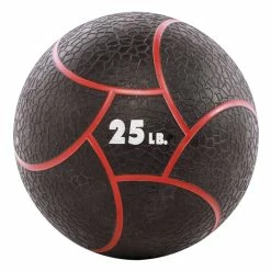Power Systems Elite Power Medicine Ball Prime, 25 Pounds, 11 Inch Diameter, Black/Red