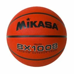 Mikasa BX1000 Junior Rubber Basketball, 27-1/2 Inches